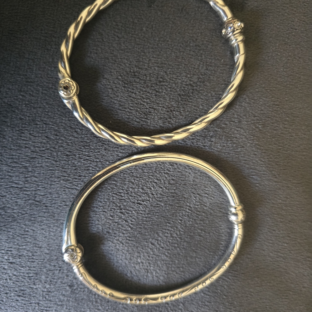 2 BRIGHTON BANGLE CHARM BRACLETS